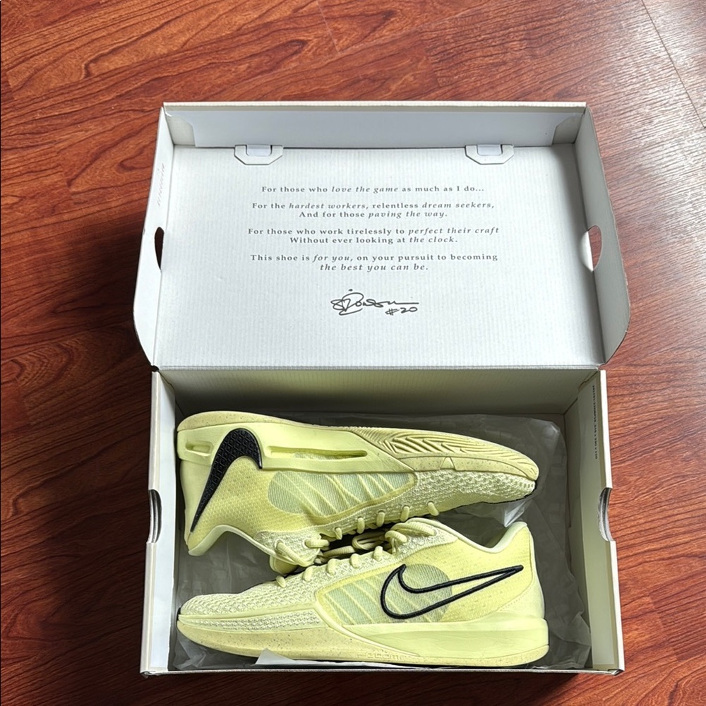 Nike Vibrant Yellow Athletic Shoes
